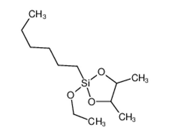 Picture of 2-ethoxy-2-hexyl-4,5-dimethyl-1,3,2-dioxasilolane