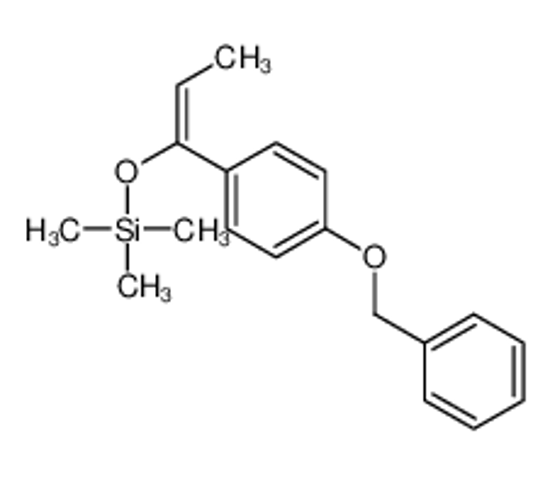 Imagem de trimethyl-[1-(4-phenylmethoxyphenyl)prop-1-enoxy]silane