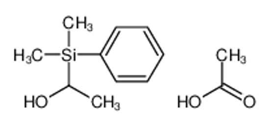 Imagem de acetic acid,1-[dimethyl(phenyl)silyl]ethanol