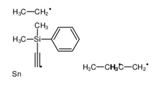 Picture of dimethyl-phenyl-(2-triethylstannylethynyl)silane