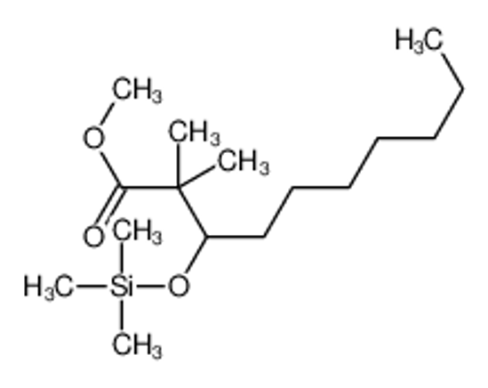 Изображение methyl 2,2-dimethyl-3-trimethylsilyloxydecanoate