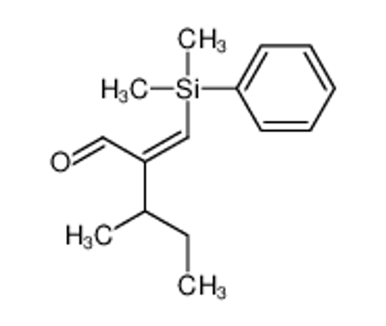 Picture of 2-[[dimethyl(phenyl)silyl]methylidene]-3-methylpentanal