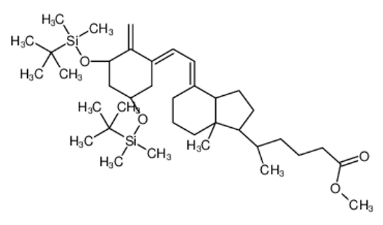 Picture of methyl (5R)-5-[(1R,3aS,4E,7aR)-4-[(2E)-2-[(3S,5S)-3,5-bis[[tert-butyl(dimethyl)silyl]oxy]-2-methylidenecyclohexylidene]ethylidene]-7a-methyl-2,3,3a,5,6,7-hexahydro-1H-inden-1-yl]hexanoate