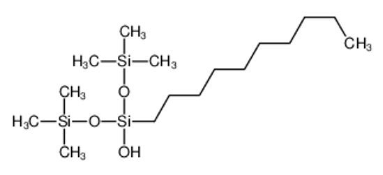 Picture of decyl-hydroxy-bis(trimethylsilyloxy)silane