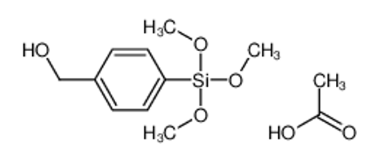 Picture of acetic acid,(4-trimethoxysilylphenyl)methanol