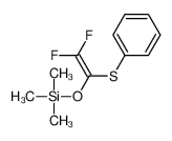 Imagem de (2,2-difluoro-1-phenylsulfanylethenoxy)-trimethylsilane