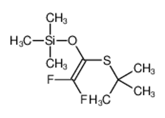 Изображение (1-tert-butylsulfanyl-2,2-difluoroethenoxy)-trimethylsilane