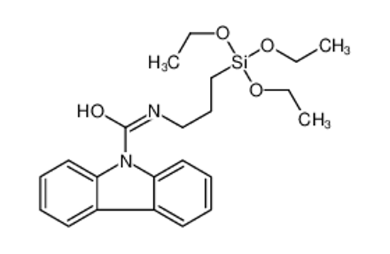 Picture of N-(3-triethoxysilylpropyl)carbazole-9-carboxamide