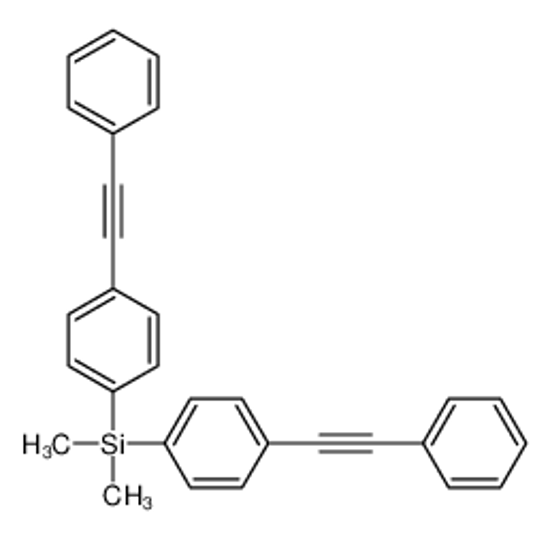 Picture of dimethyl-bis[4-(2-phenylethynyl)phenyl]silane