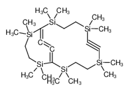 Imagem de 2,2,5,5,8,8,11,11,13,13,16,16-dodecamethyl-2,5,8,11,13,16-hexasilabicyclo[10.4.2]octadeca-1(17),12(18),17-trien-6-yne