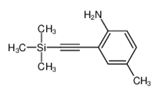 Picture of 4-methyl-2-(2-trimethylsilylethynyl)aniline