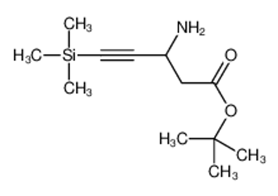 Picture of tert-butyl 3-amino-5-trimethylsilylpent-4-ynoate