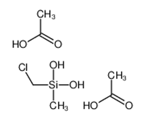 Imagem de acetic acid,chloromethyl-dihydroxy-methylsilane