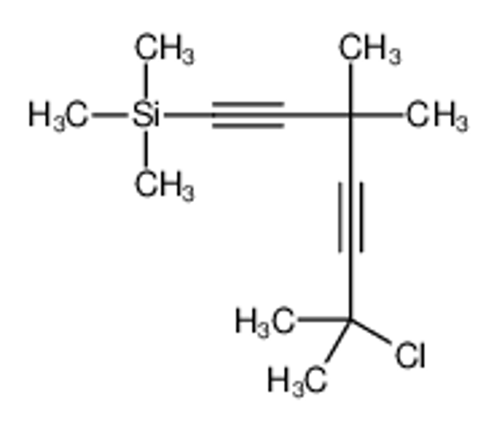 Picture of (6-chloro-3,3,6-trimethylhepta-1,4-diynyl)-trimethylsilane