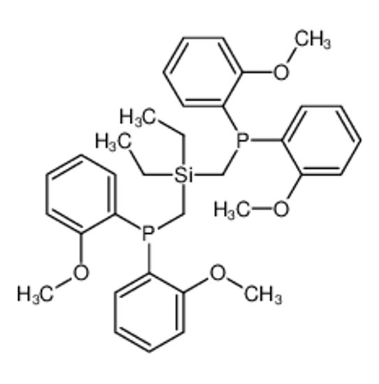 Picture of [bis(2-methoxyphenyl)phosphanylmethyl-diethylsilyl]methyl-bis(2-methoxyphenyl)phosphane