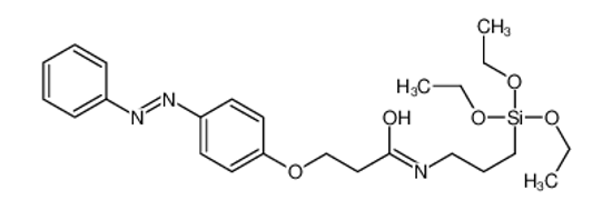 Picture of 3-(4-phenyldiazenylphenoxy)-N-(3-triethoxysilylpropyl)propanamide