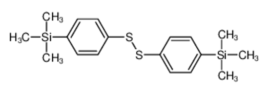 Picture of trimethyl-[4-[(4-trimethylsilylphenyl)disulfanyl]phenyl]silane
