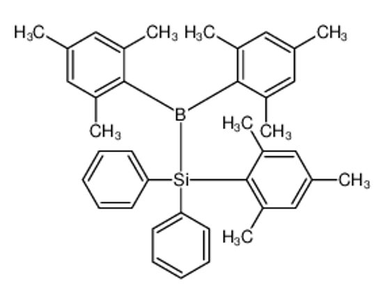 Picture of bis(2,4,6-trimethylphenyl)boranyl-diphenyl-(2,4,6-trimethylphenyl)silane