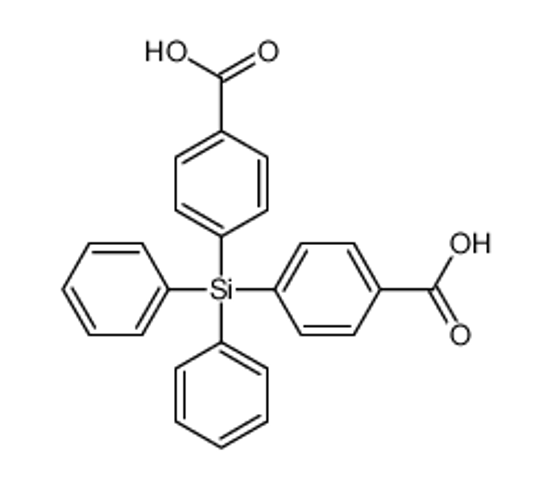Picture of 4-[(4-carboxyphenyl)-diphenylsilyl]benzoic acid