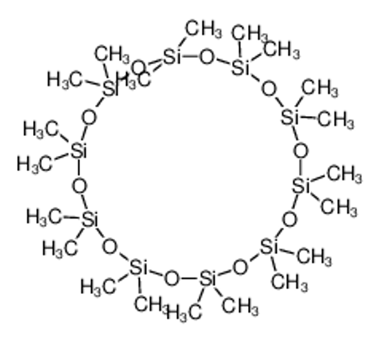 Изображение 2,2,4,4,6,6,8,8,10,10,12,12,14,14,16,16,18,18,20,20-icosamethyl-1,3,5,7,9,11,13,15,17,19-decaoxa-2,4,6,8,10,12,14,16,18,20-decasilacycloicosane