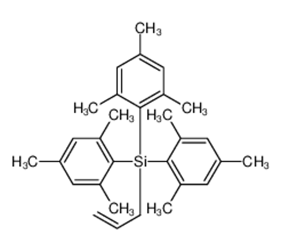 Picture of prop-2-enyl-tris(2,4,6-trimethylphenyl)silane