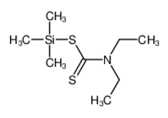 Picture of trimethylsilyl N,N-diethylcarbamodithioate