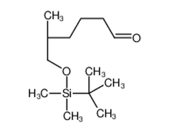 Picture of (5S)-6-[tert-butyl(dimethyl)silyl]oxy-5-methylhexanal
