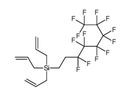 Picture of tris(prop-2-enyl)-(3,3,4,4,5,5,6,6,7,7,8,8,8-tridecafluorooctyl)silane