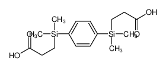 Picture of 3-[[4-[2-carboxyethyl(dimethyl)silyl]phenyl]-dimethylsilyl]propanoic acid