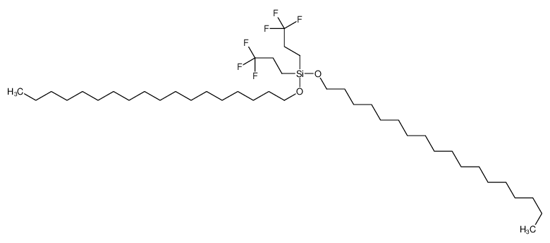 Picture of dioctadecoxy-bis(3,3,3-trifluoropropyl)silane