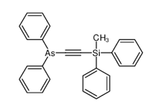 Picture of 2-[methyl(diphenyl)silyl]ethynyl-diphenylarsane