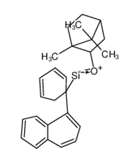 Imagem de (1-naphthalen-1-ylcyclohexa-2,4-dien-1-yl)-[(4,7,7-trimethyl-3-bicyclo[2.2.1]heptanyl)oxy]silicon