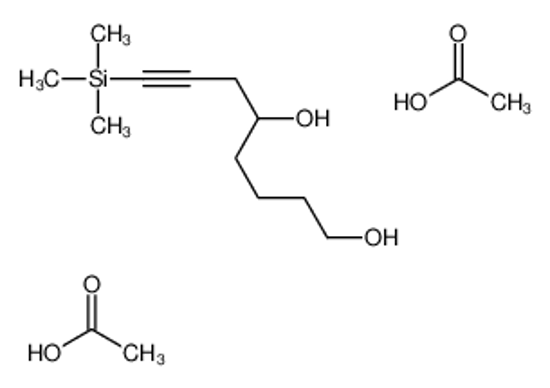Picture of acetic acid,8-trimethylsilyloct-7-yne-1,5-diol