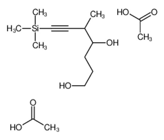 Picture of acetic acid,5-methyl-7-trimethylsilylhept-6-yne-1,4-diol