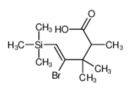 Imagem de 4-bromo-2,3,3-trimethyl-5-trimethylsilylpent-4-enoic acid