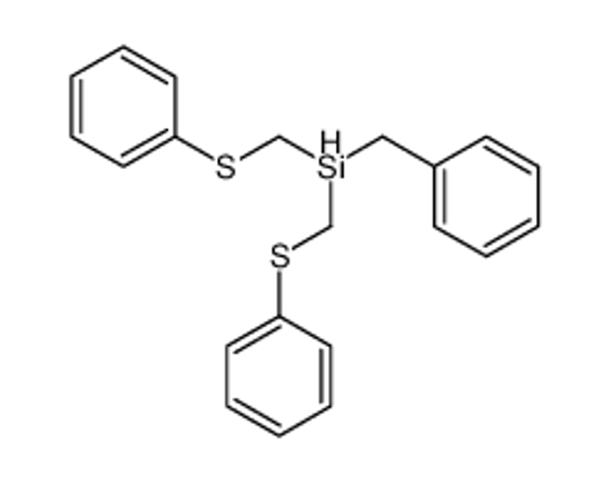 Imagem de benzyl-bis(phenylsulfanylmethyl)silane