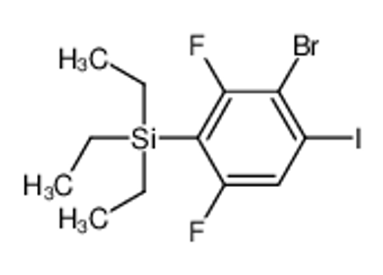 Picture of (3-bromo-2,6-difluoro-4-iodophenyl)-triethylsilane