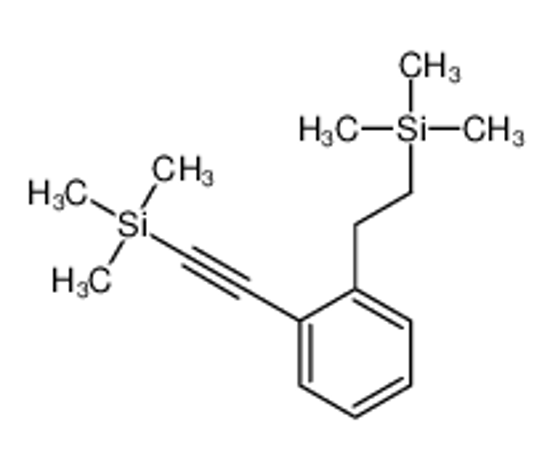 Picture of trimethyl-[2-[2-(2-trimethylsilylethyl)phenyl]ethynyl]silane