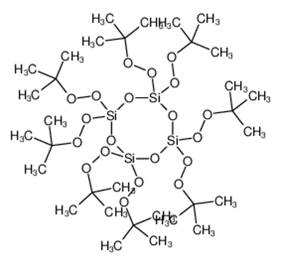 Picture of 2,2,4,4,6,6,8,8-octakis(tert-butylperoxy)-1,3,5,7,2,4,6,8-tetraoxatetrasilocane