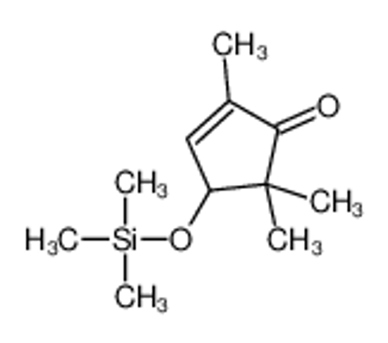 Imagem de 2,5,5-trimethyl-4-trimethylsilyloxycyclopent-2-en-1-one