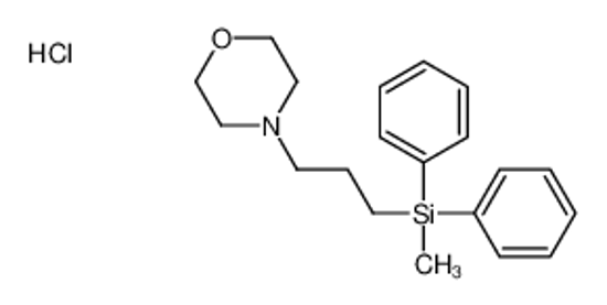Picture of methyl-(3-morpholin-4-ylpropyl)-diphenylsilane,hydrochloride