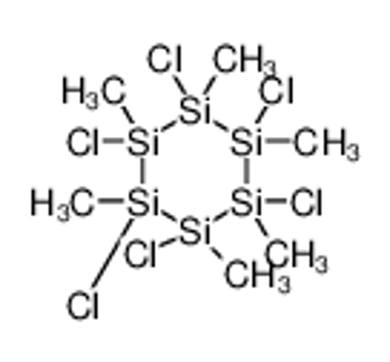 Picture of 1,2,3,4,5,6-hexachloro-1,2,3,4,5,6-hexamethylhexasilinane