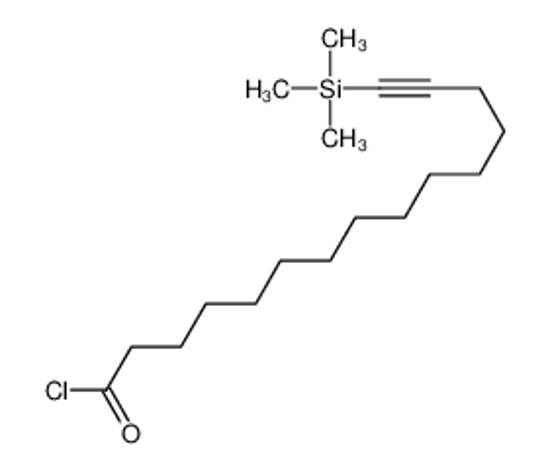 Изображение 15-trimethylsilylpentadec-14-ynoyl chloride
