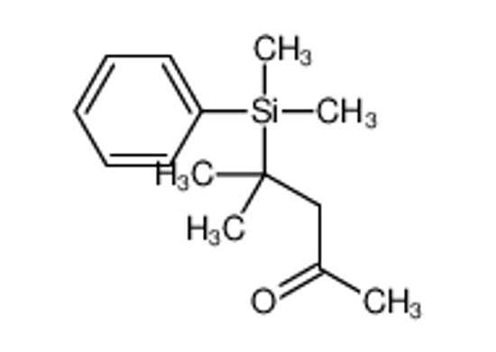 Imagem de 4-[dimethyl(phenyl)silyl]-4-methylpentan-2-one