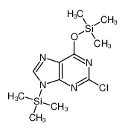 Imagem de (2-chloro-6-trimethylsilyloxypurin-9-yl)-trimethylsilane