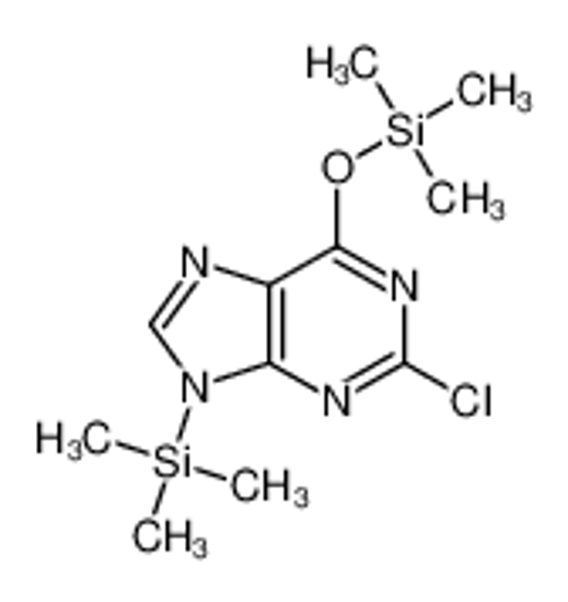 Picture of (2-chloro-6-trimethylsilyloxypurin-9-yl)-trimethylsilane