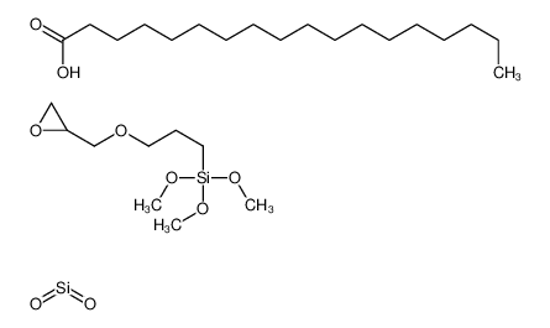 Imagem de dioxosilane,octadecanoic acid,trimethoxy-[3-(oxiran-2-ylmethoxy)propyl]silane
