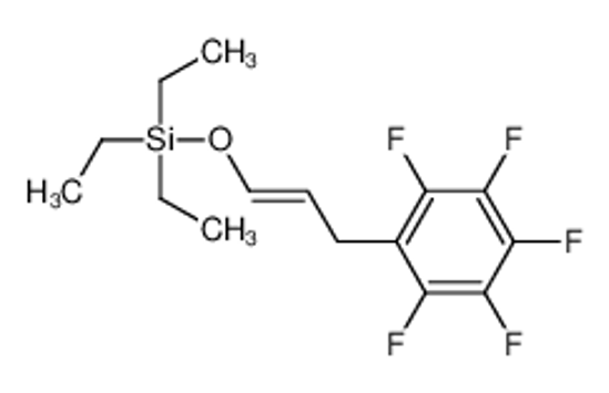 Imagem de triethyl-[3-(2,3,4,5,6-pentafluorophenyl)prop-1-enoxy]silane