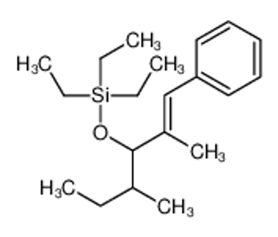 Picture of (2,4-dimethyl-1-phenylhex-1-en-3-yl)oxy-triethylsilane