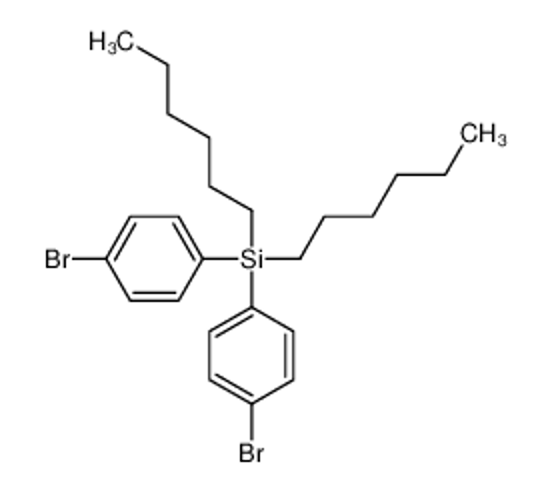 Picture of bis(4-bromophenyl)-dihexylsilane